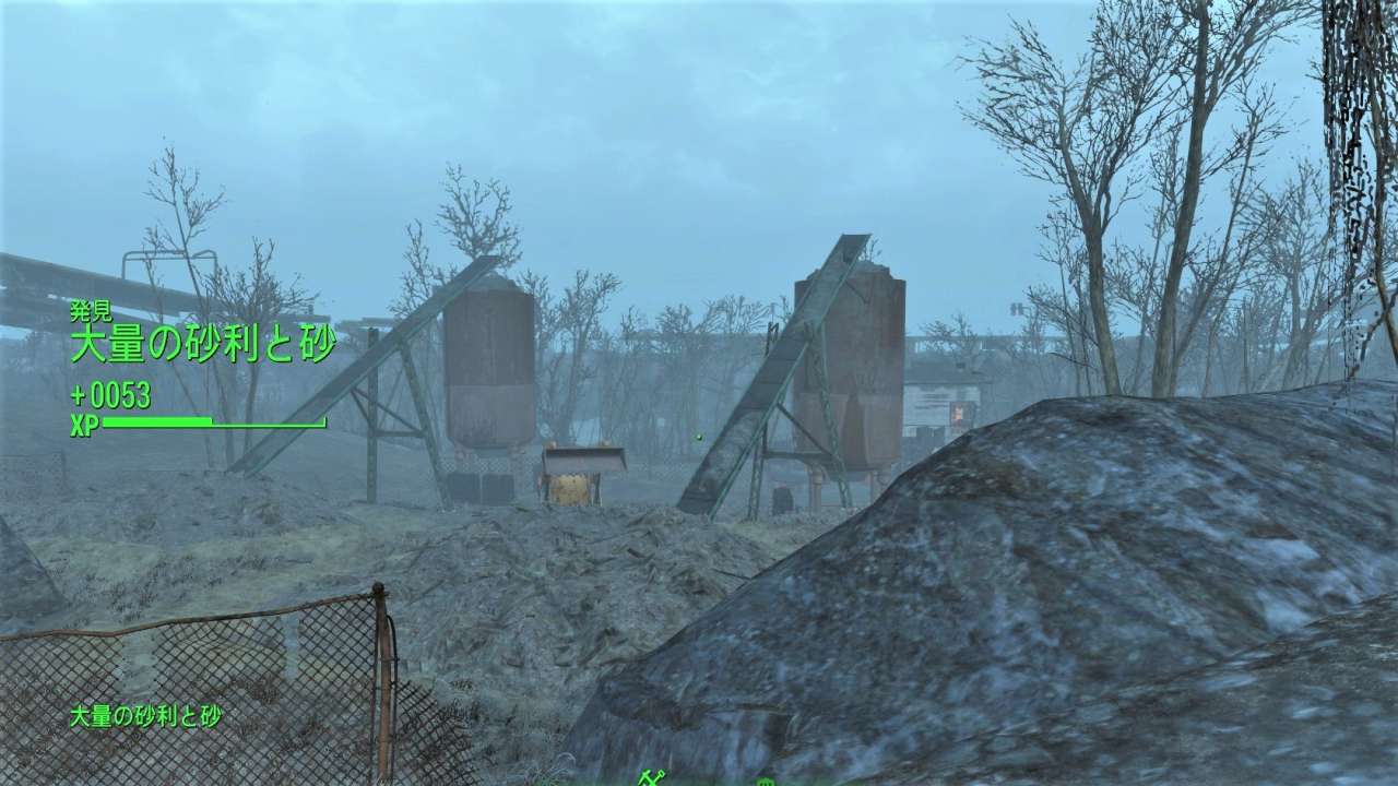 大量の砂利と砂　連邦西　Fallout4　フォールアウト4　攻略