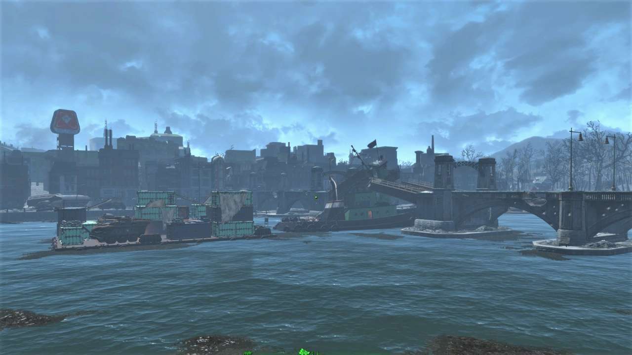 USSリップタイドの残骸　ボストン市街地　Fallout4　フォールアウト4　攻略