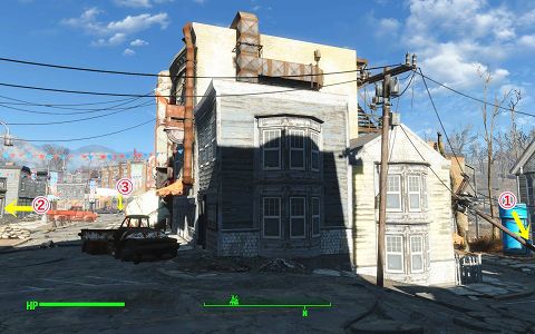 コンコード市民アクセス　コンコード　連邦北西　Fallout4　フォールアウト4　攻略