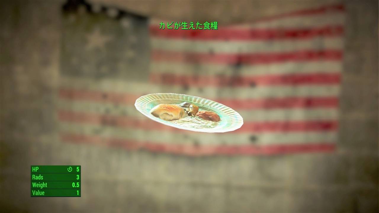 カビが生えた食糧　アイテム(AID)　フォールアウト4　Fallout4　攻略