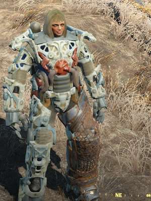 オーバーボス・パワー 左脚　ユニーク防具　Fallout4　フォールアウト4　攻略