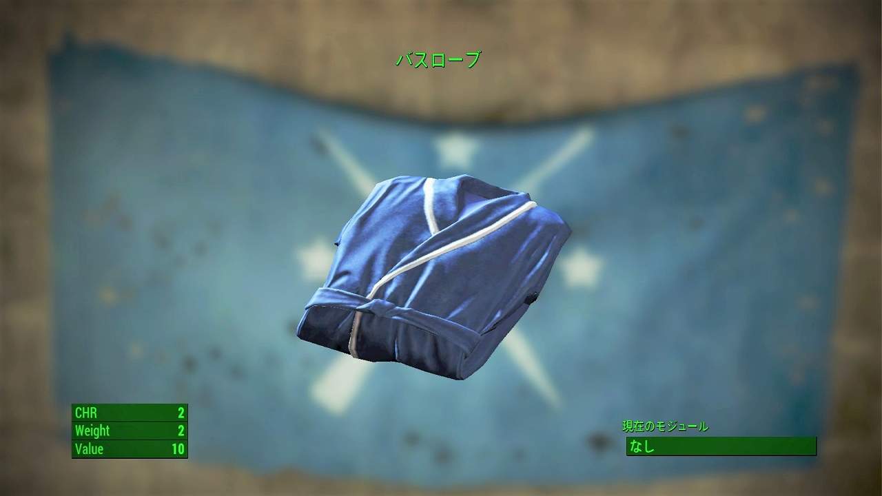 バスローブ　アイテム(衣服)　フォールアウト4　Fallout4　攻略