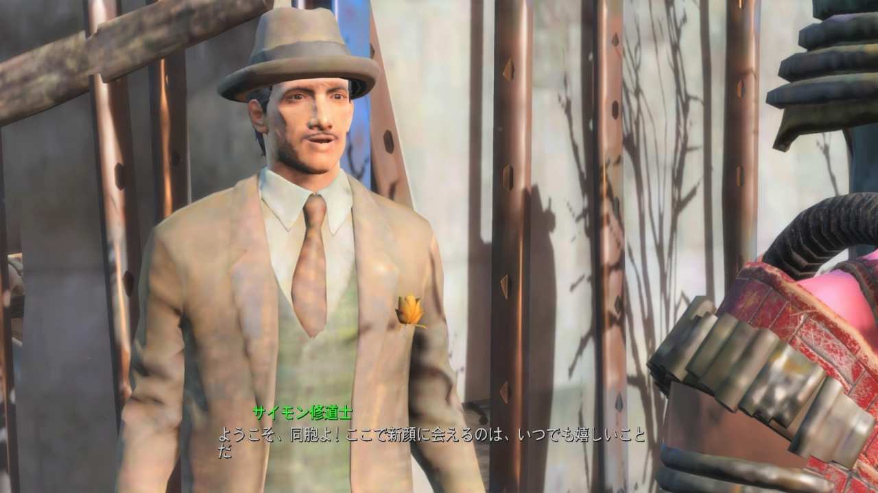ブラザー・アンドリュー(サイモン修道士/ブラザー・ジェームズ)　友好NPC　Fallout4　フォールアウト4　攻略