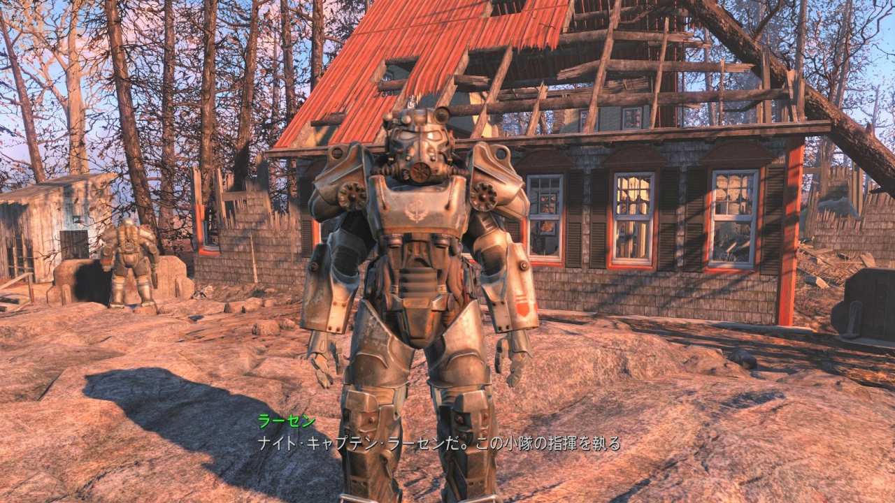 ナイト・キャプテン・ラーセン　友好NPC　Fallout4　フォールアウト4　攻略